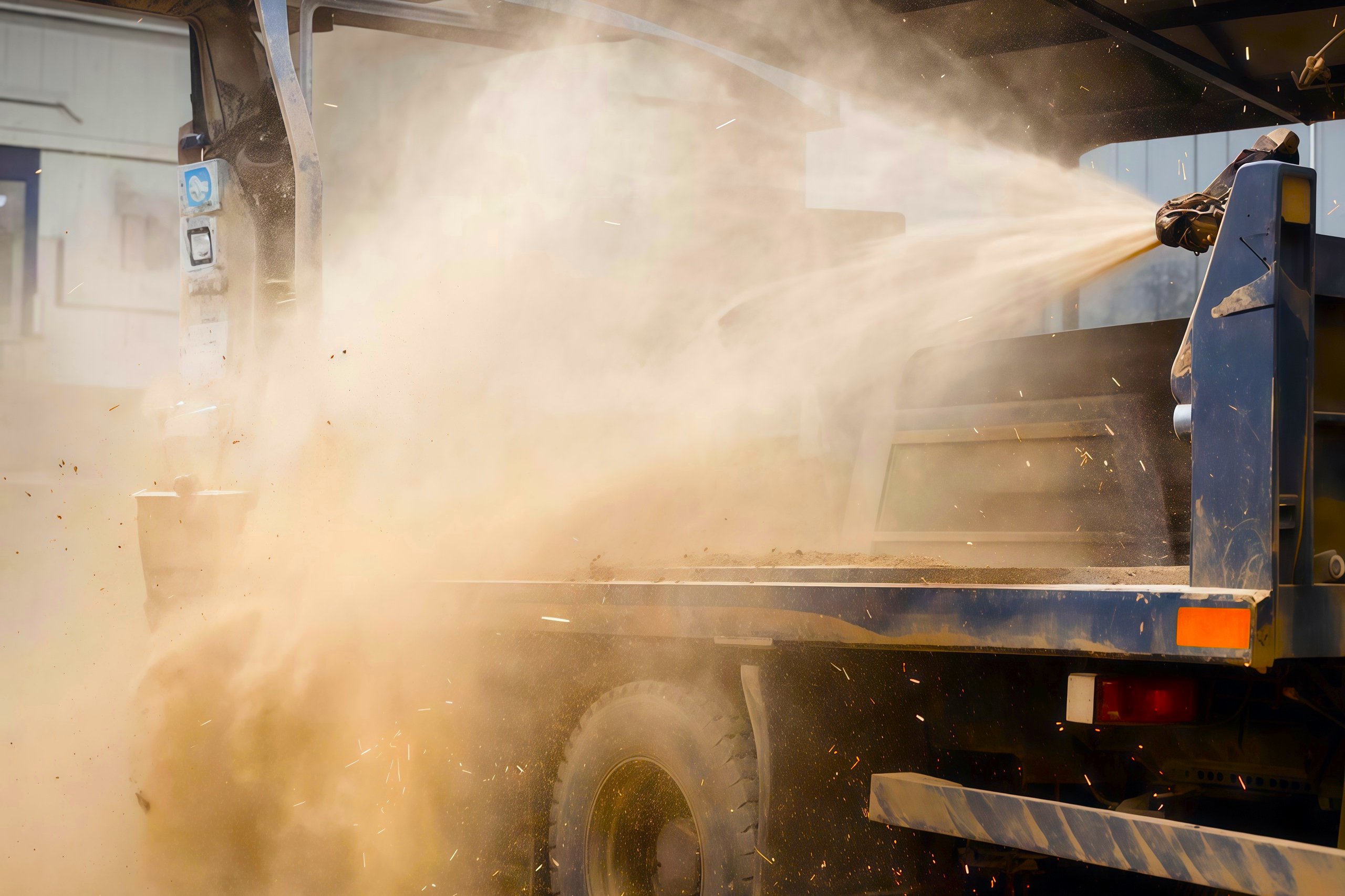Полноразмерная обложка поста на тему: Дробеструй и покраска эвакуаторов: как мы обновили автопарк за 20 дней