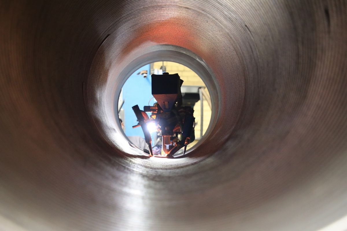 металлическая труба большого диаметра