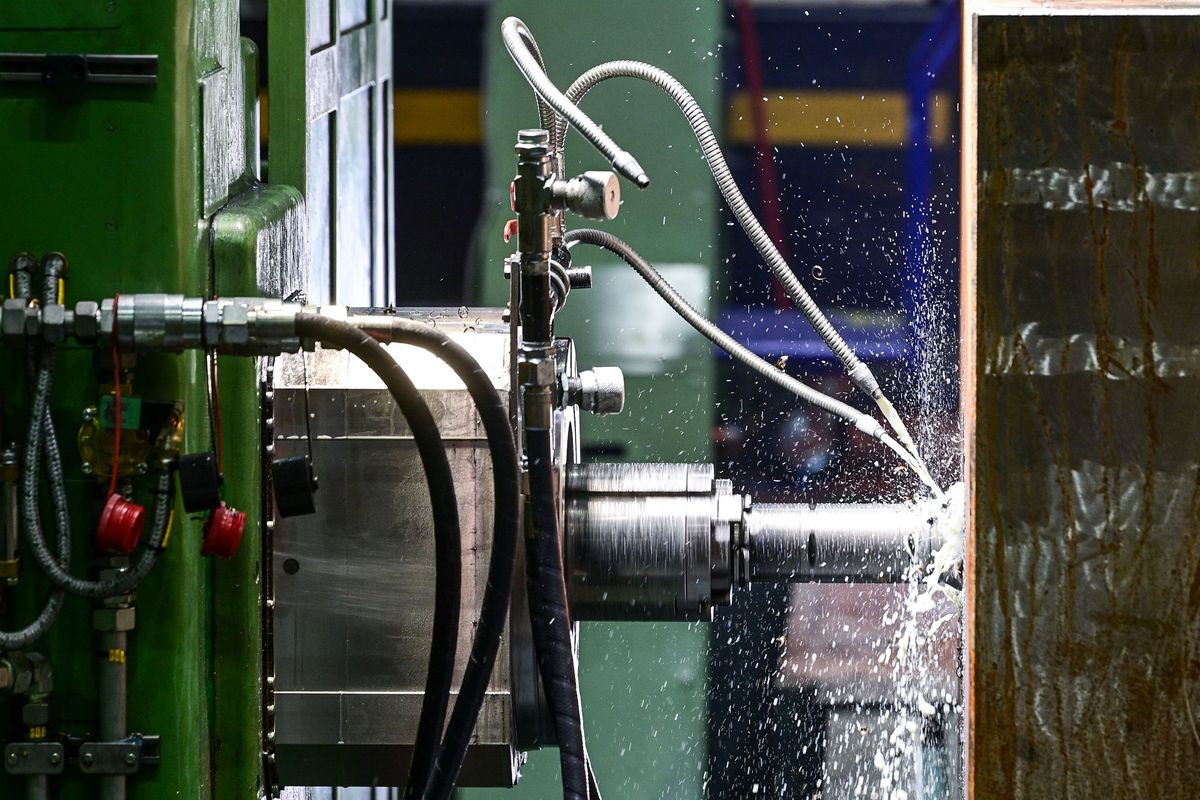 станок работает